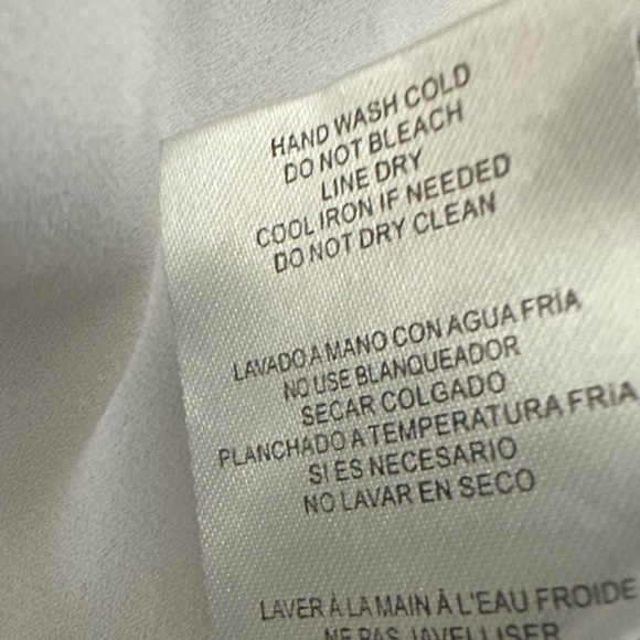 BEBE | Small Sleeveless Wrap Style Blouse with Keyhole Faux Leather Halter Neck - Picture 10 of 15